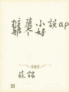 推荐小说app那个好