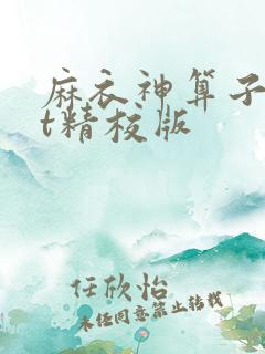 麻衣神算子txt精校版