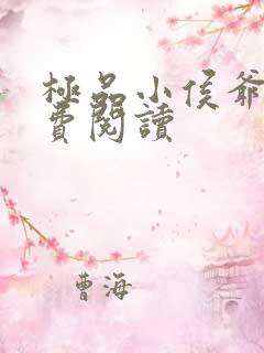 极品小侯爷 免费阅读