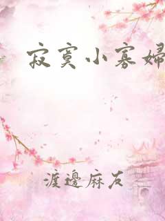 寂寞小寡妇