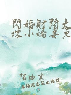 闪婚财阀大叔宠坏小娇妻免费阅读小说