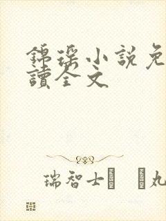 锦瑶小说免费阅读全文