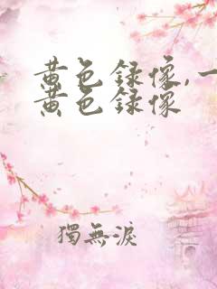 黄色录像,一级黄色录像