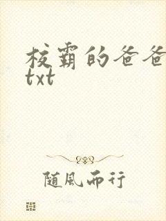 校霸的爸爸全文txt