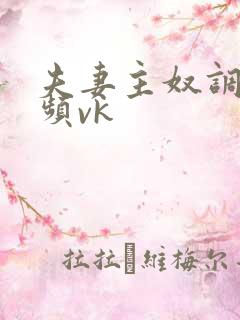夫妻主奴调教视频vk