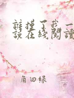 谁摸了我一下小说在线阅读