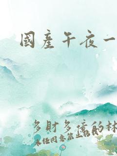 国产午夜一级片