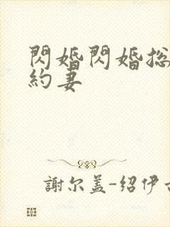 闪婚闪婚总裁契约妻