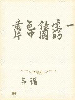 黄色录像一级大片中国的