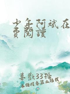 少年阿斌在线免费阅读