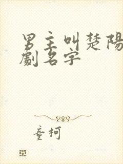 男主叫楚阳的短剧名字
