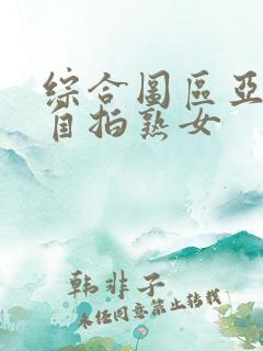综合图区亚洲偷自拍熟女