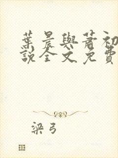 叶晨与萧初然小说全文免费阅读