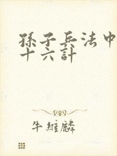 孙子兵法中的三十六计