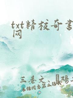 txt精校奇书网