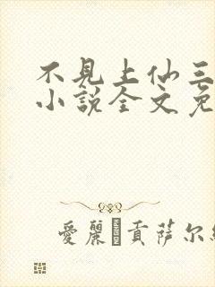不见上仙三百年小说全文免费阅读无删减
