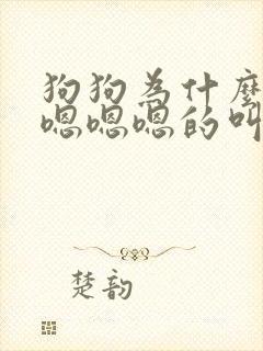 狗狗为什么一直嗯嗯嗯的叫