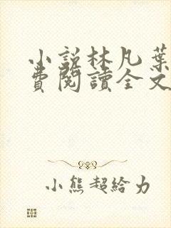 小说林凡叶惜免费阅读全文最新
