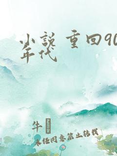 小说 重回90年代