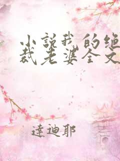 小说我的绝美总裁老婆全文阅读