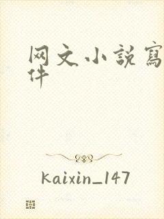 网文小说写作软件