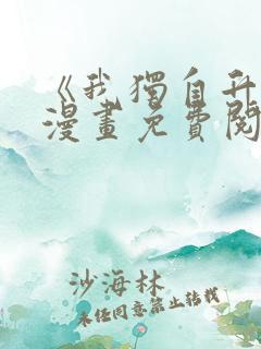 《我独自升级》漫画免费阅读