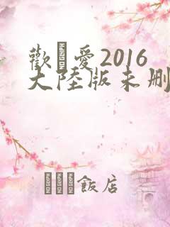 欢·爱2016大陆版未删减在线播放