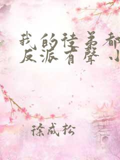 我的徒弟都是大反派有声 小说