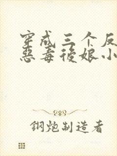 穿成三个反派的恶毒后娘小说免费听书