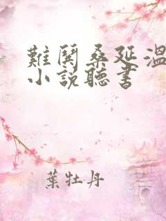 难哄桑延温以凡小说听书