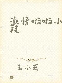 激情啪啪小说片段
