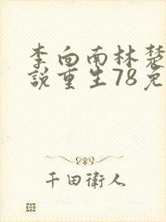 李向南林楚乔小说重生78免费阅读