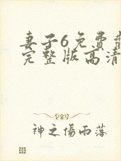 妻子6免费观看完整版高清电视剧