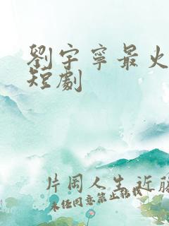 刘宇宁最火十部短剧