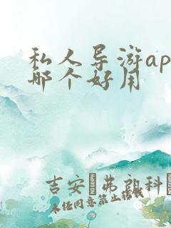 私人导游app哪个好用