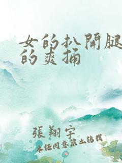 女的扒开腿让男的爽捅