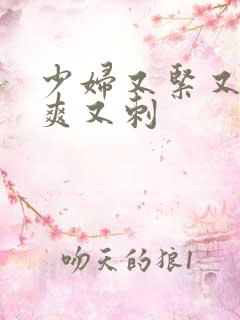 少妇又紧又色又爽又刺