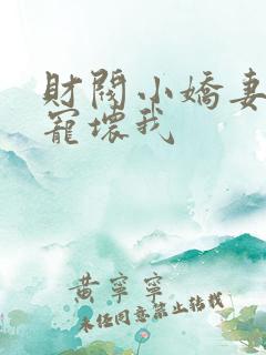 财阀小娇妻叔你宠坏我