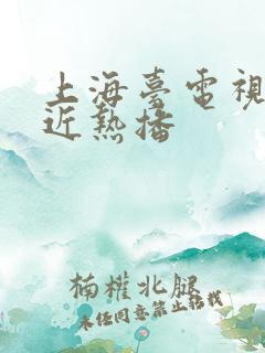 上海台电视剧最近热播