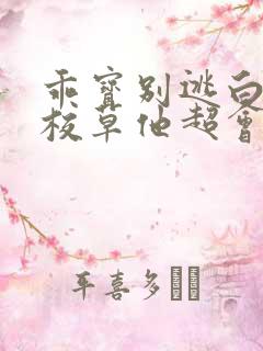 乖宝别逃白切黑校草他超会哄小说