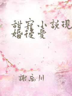 甜宠小说现言先婚后爱