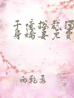 千亿总裁独宠替身娇妻免费阅读