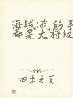 海贼:我的手下都是大将级