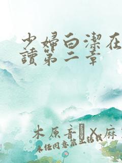 少妇白洁在线阅读第二章