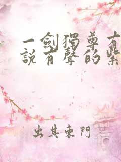 一剑独尊有声小说有声的紫襟免费全集