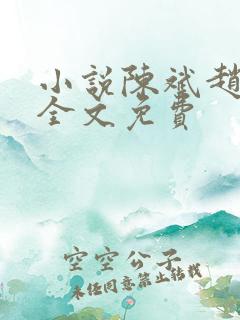 小说陈斌赵心媚全文免费