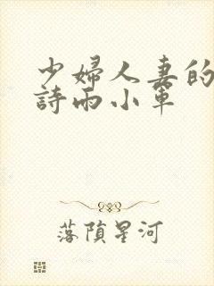 少妇人妻的欲望诗雨小军