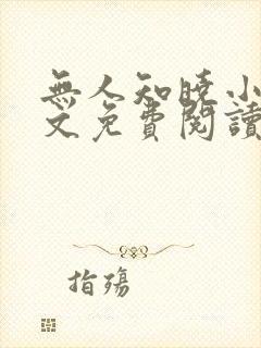 无人知晓小说全文免费阅读