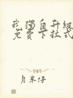 我独自升级漫画免费下拉式土豪