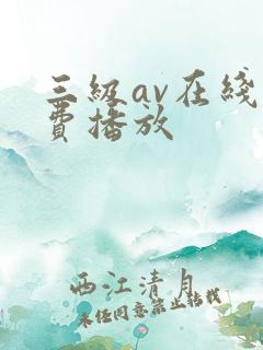 三级av在线免费播放